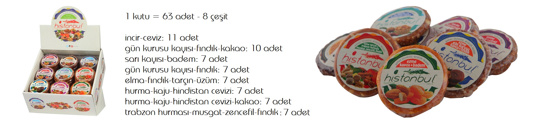 histanbul ezme kuruyemiş kutu bilgisi