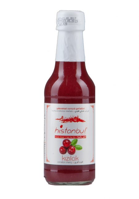 histanbul kızılcık şerbeti 250 ml. şişe